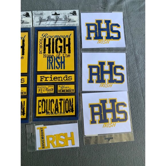 Rosemount High School Irish Stickers & Decals Assorted School Spirit Designs - Picture 2 of 10
